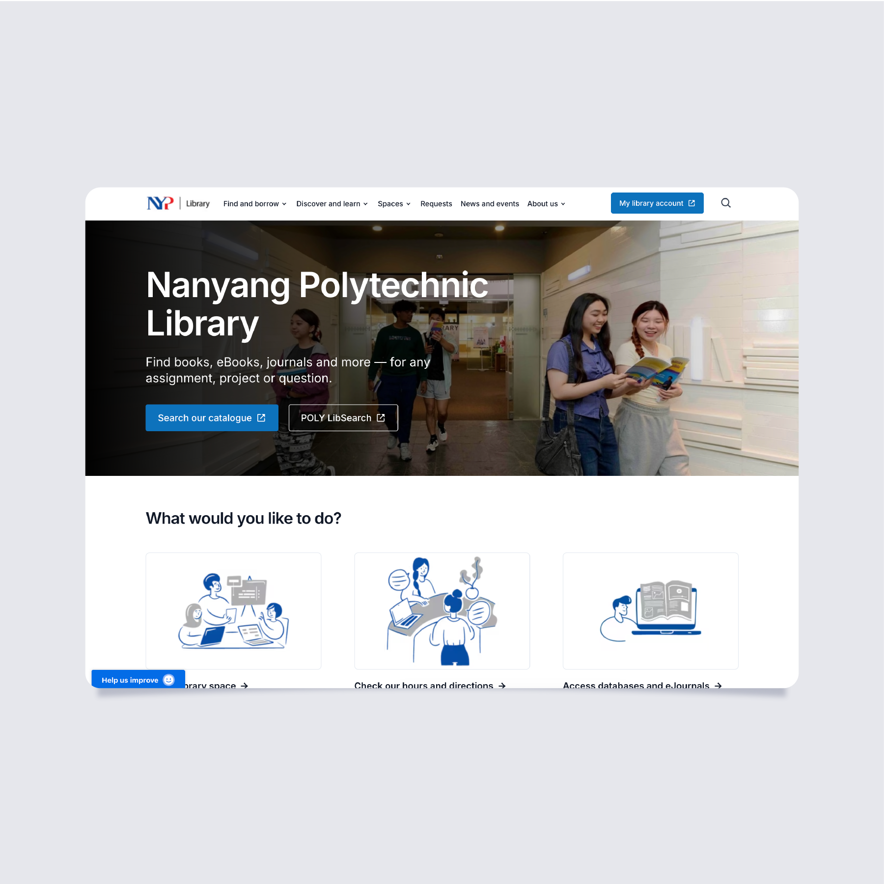 NYP Library Portal